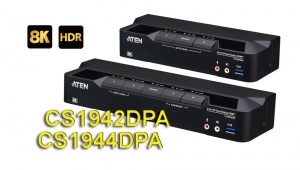 Новые модели DisplayPort KVMP-переключателей серии CS1942DPA/ CS1944DPA.